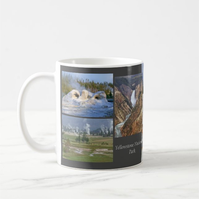 Yellowstone nationalpark kaffemugg (Vänster)