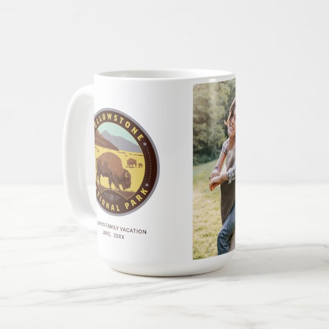 Yellowstone nationalpark kaffemugg (Framsida vänster)