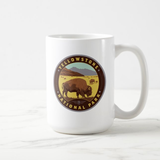 Yellowstone nationalpark kaffemugg (Höger)
