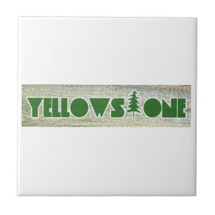 Yellowstone nationalpark kakelplatta