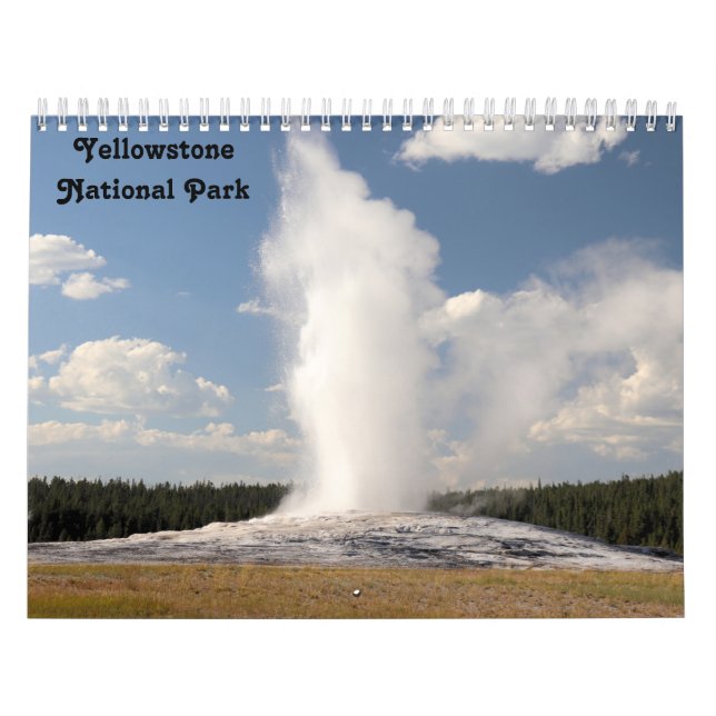 Yellowstone nationalpark kalender (Omslag)