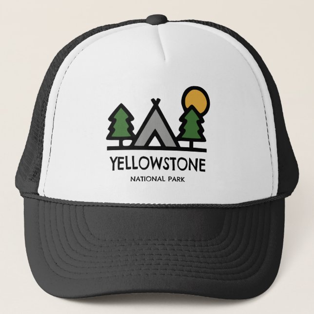 Yellowstone nationalpark keps (Framsida)
