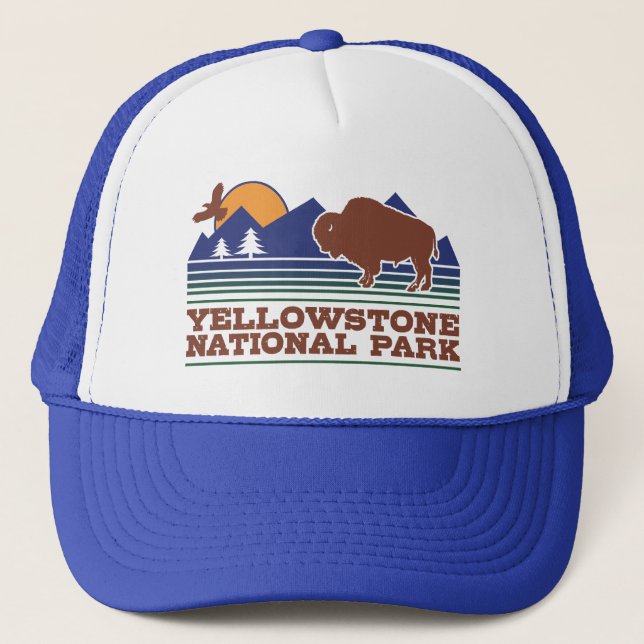 Yellowstone nationalpark keps (Framsida)