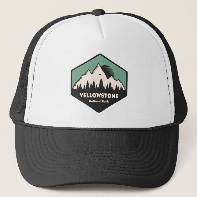 Yellowstone nationalpark keps (Framsida)