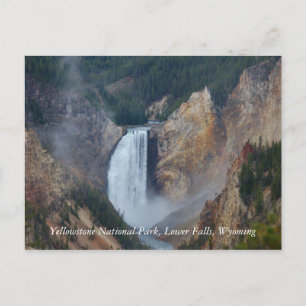 Yellowstone nationalpark, lägre Fa… Vykort