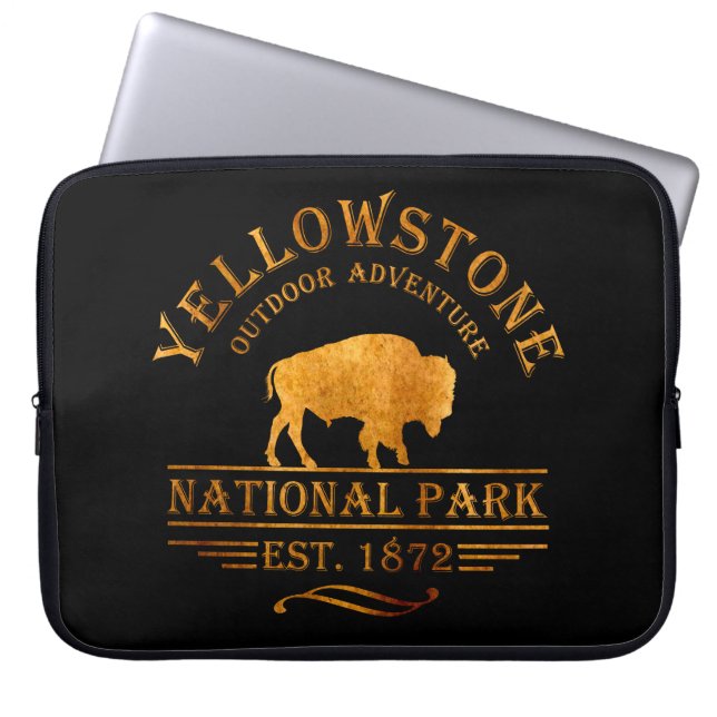 Yellowstone nationalpark laptop fodral (Framsidan)