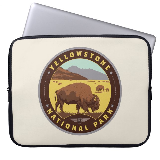 Yellowstone nationalpark laptop fodral (Framsidan)