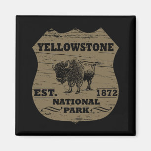 Yellowstone nationalpark magnet