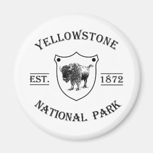 Yellowstone nationalpark magnet