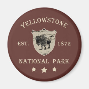 Yellowstone nationalpark magnet