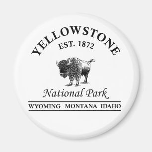 Yellowstone nationalpark magnet