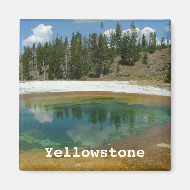 Yellowstone nationalpark magnet (Framsidan)
