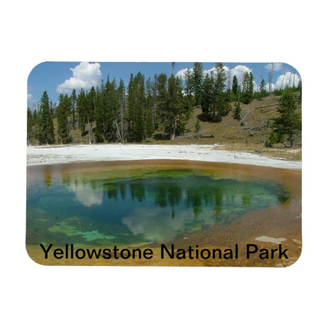 Yellowstone nationalpark magnet (Horisontell)