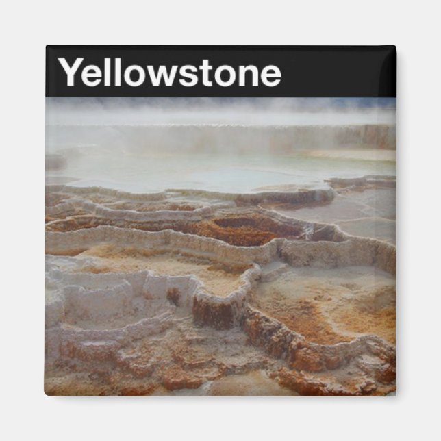 Yellowstone nationalpark magnet (Framsidan)