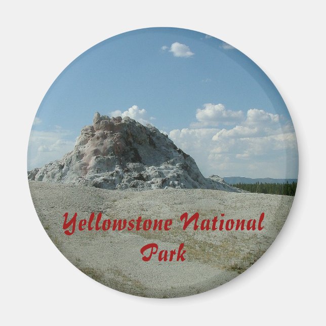 Yellowstone nationalpark magnet (Framsidan)
