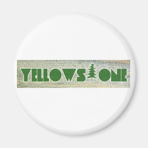 Yellowstone nationalpark magnet