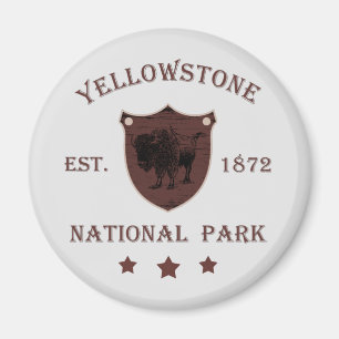 Yellowstone nationalpark magnet