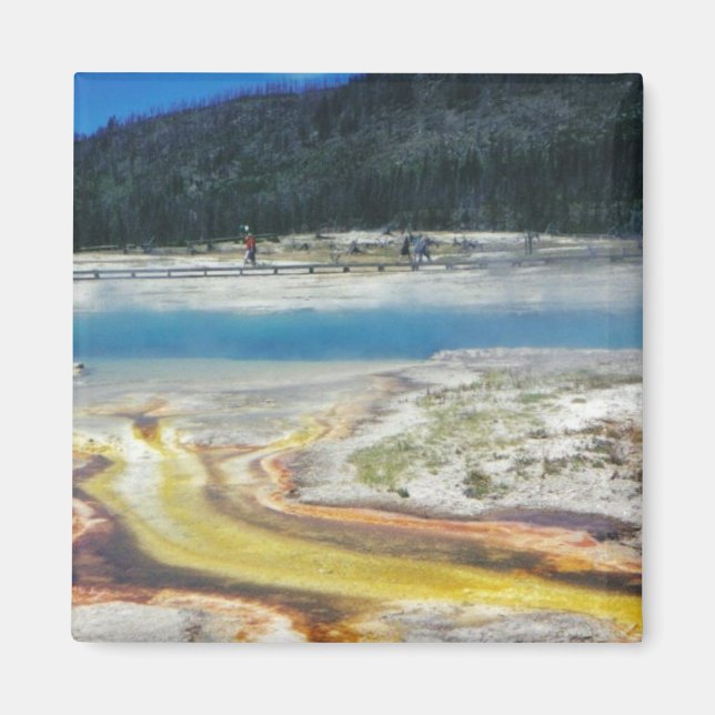 Yellowstone nationalpark magnet (Framsidan)