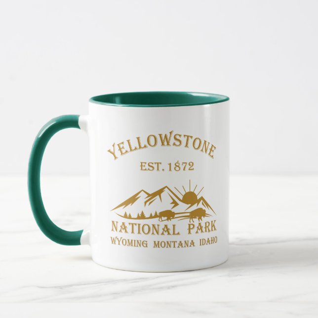 Yellowstone nationalpark mugg (Vänster)