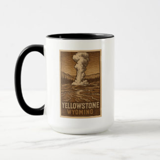 Yellowstone nationalpark Mugg