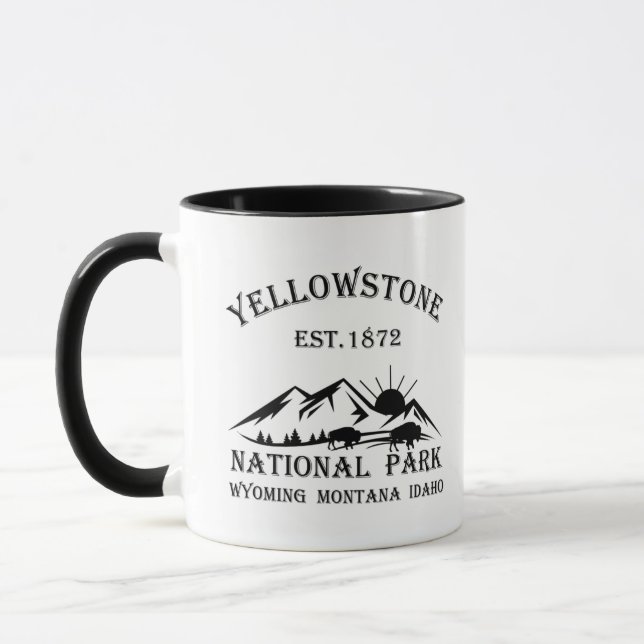 Yellowstone nationalpark mugg (Vänster)