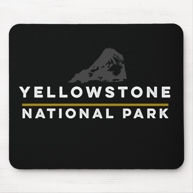 Yellowstone nationalpark musmatta (Framsidan)