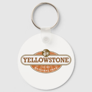 Yellowstone nationalpark nyckelring