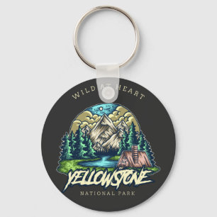 Yellowstone nationalpark nyckelring