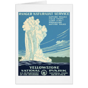 Yellowstone nationalpark OBS kort