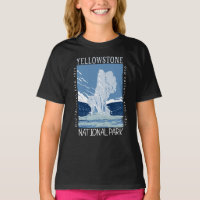 Yellowstone nationalpark Old Faithful Distress