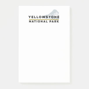 Yellowstone nationalpark post-it block