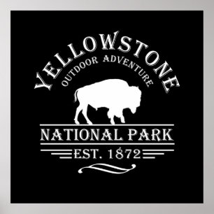 Yellowstone nationalpark poster