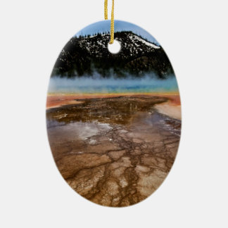 YELLOWSTONE NATIONALPARK, PRISMATIC TUSEN DOLLAR JULGRANSPRYDNAD KERAMIK
