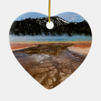 YELLOWSTONE NATIONALPARK, PRISMATIC TUSEN DOLLAR JULGRANSPRYDNAD KERAMIK
