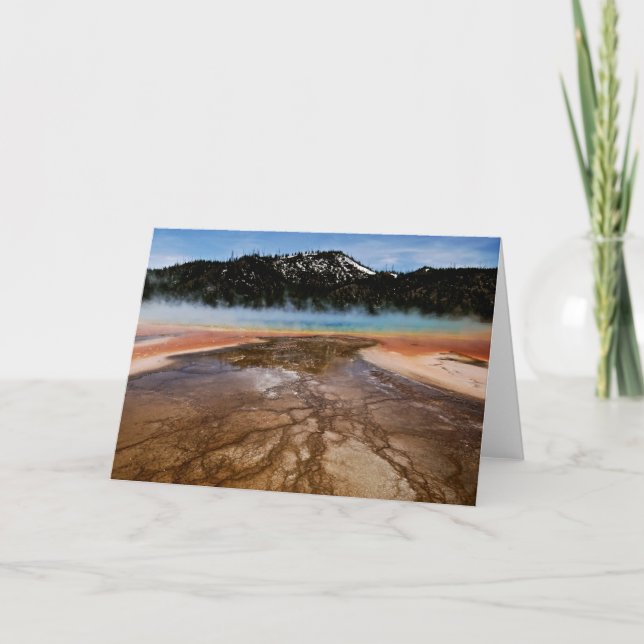 YELLOWSTONE NATIONALPARK, PRISMATIC TUSEN DOLLAR KORT (Framsida)