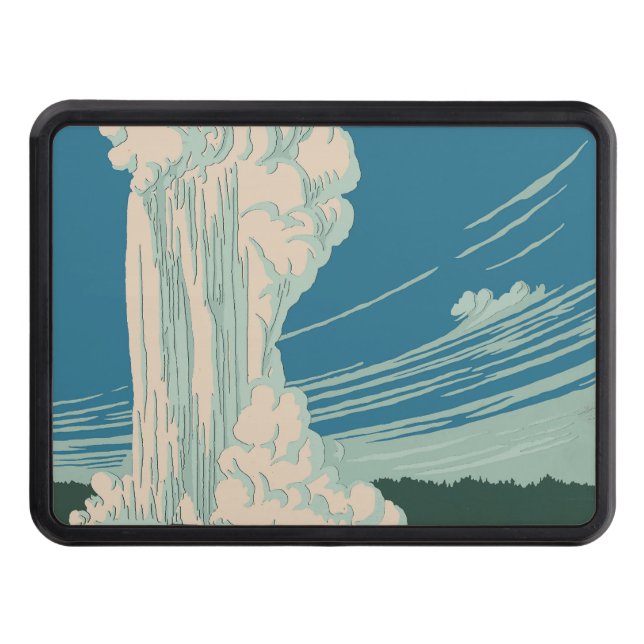 Yellowstone nationalpark skydd för dragkrok (Framsidan)