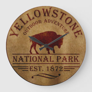 Yellowstone nationalpark stor klocka