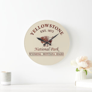 Yellowstone nationalpark stor klocka