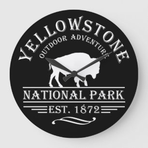 Yellowstone nationalpark stor klocka