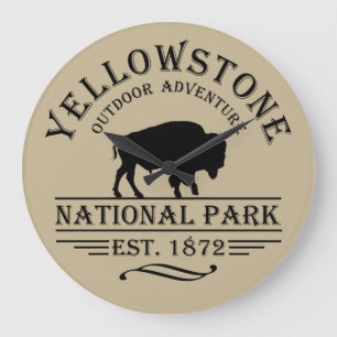 Yellowstone nationalpark stor klocka