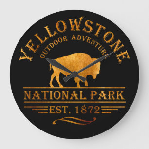 Yellowstone nationalpark stor klocka