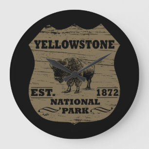 Yellowstone nationalpark stor klocka