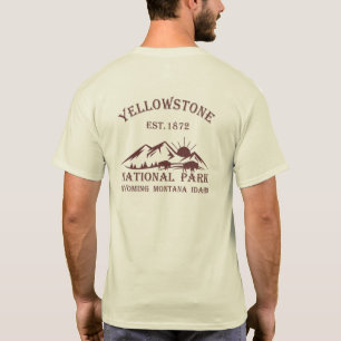 Yellowstone nationalpark t shirt