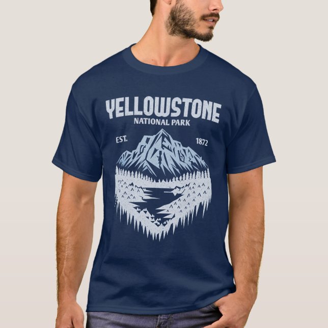 Yellowstone nationalpark t shirt (Framsida)
