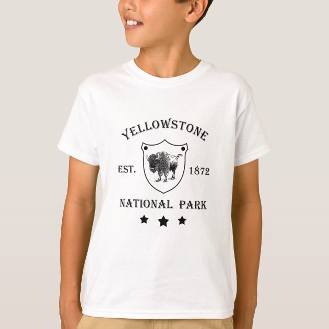 Yellowstone nationalpark t shirt (Framsida)