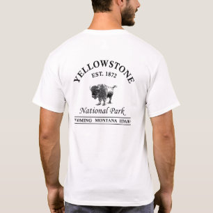 Yellowstone nationalpark t shirt