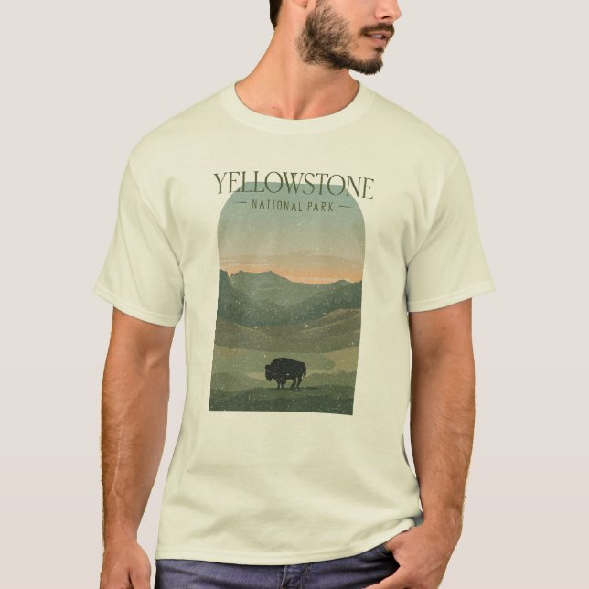 Yellowstone nationalpark t shirt (Framsida)