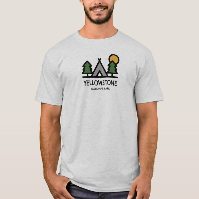 Yellowstone nationalpark t shirt (Framsida)