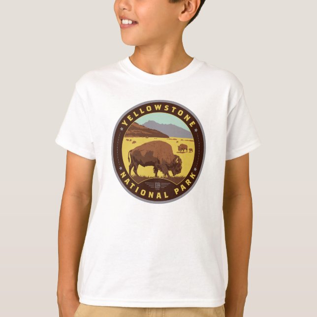 Yellowstone nationalpark t shirt (Framsida)