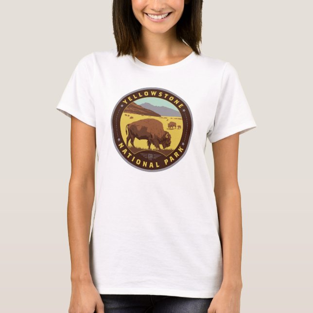 Yellowstone nationalpark t shirt (Framsida)